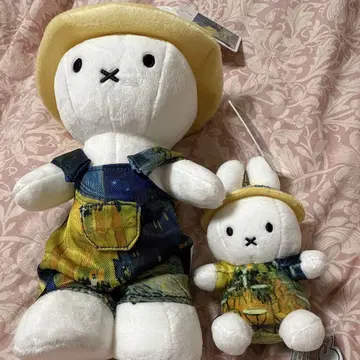 고흐전 한정판 고베시 박물관 미피 봉제 인형 2개 세트