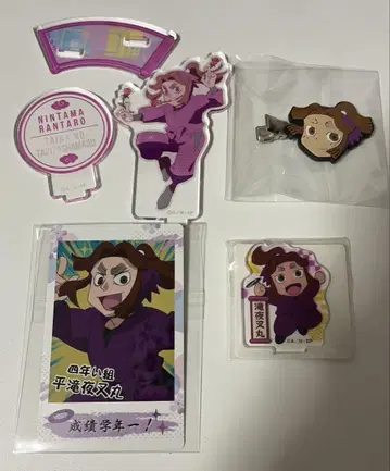 닌타마 란타로 타키야샤마루 아크릴 스탠드 파샤코레 앞머리 클립 종합 세트