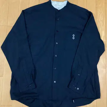 고품질 그라니프 graniph 안경 노카라 셔츠 포켓 부착 M