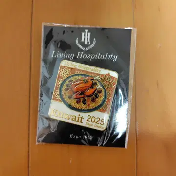 오사카 간사이 만박 쿠웨이트 Expo 2025 핀 배지