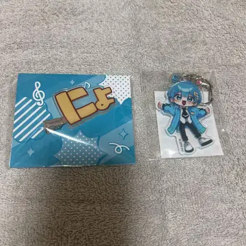 치구사 군 뇨핑 앞머리 클립 아크릴 키링