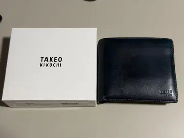 TAKEO KIKUCHI 지갑 이단 접이식