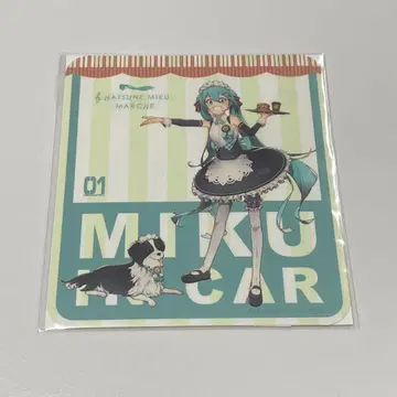 하츠네 미쿠 MIKU IN CAR 스티커 3개 세트 마르쉐 트랙 ver.