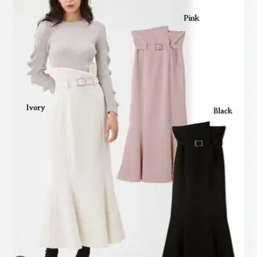 2way 하이웨스트 머메이드 스커트