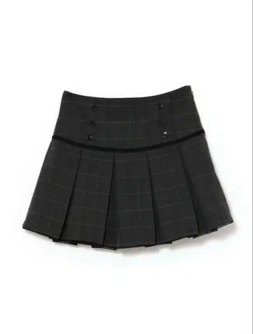 andmary miu pleats skirt gray 앤드마리