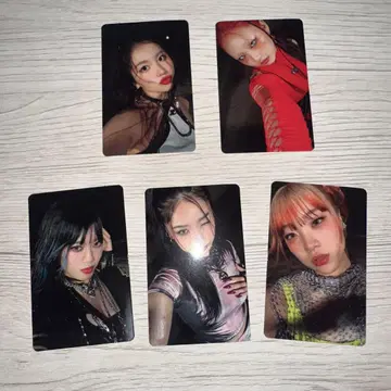 HANA 사진 카드 5장 세트 (유리 지수 제외)