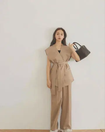 [ RANDEBOO ] Mood vest [beige]