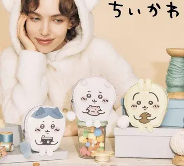 미사용 새상품 치이카와 (먼작귀) GU 콜라보 파우치 3개 세트