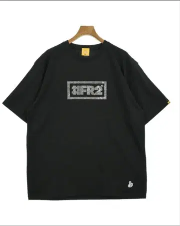 #FR2 큐빅 블랙T셔츠 M
