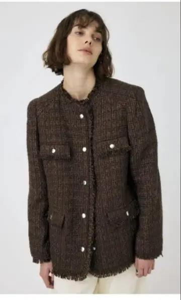 MOUSSY 노카라 자켓