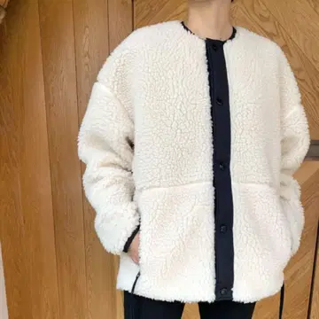 HYKE FAUX SHEARLING JACKET