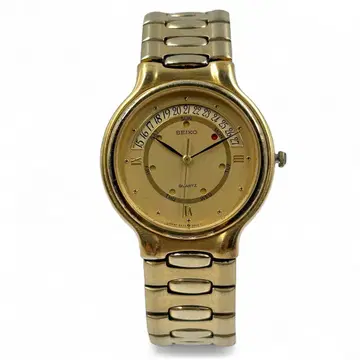 [레어] SEIKO 손목시계 달력 데이데이트 골드 새상품 배터리 80s