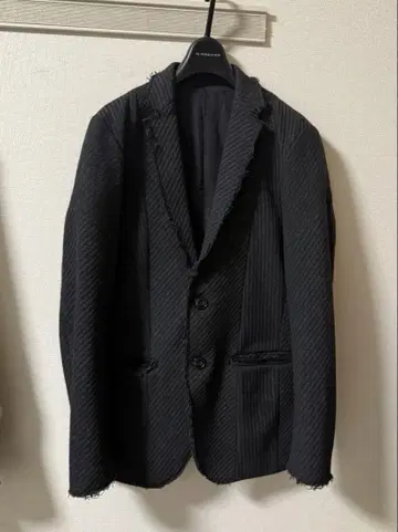 junhashimoto 하시모토 준 울 트위드 컷오프 자켓