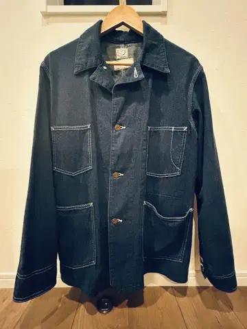 오어슬로우 orslow/fennica 별주 데님 자켓/커버올