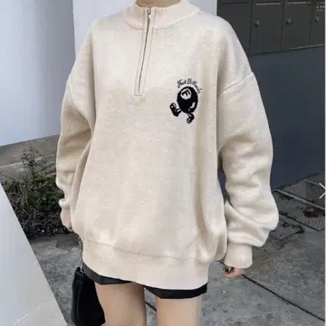 WHO'SWHOgallery COOPERFACT 당구 하프 지퍼 니트