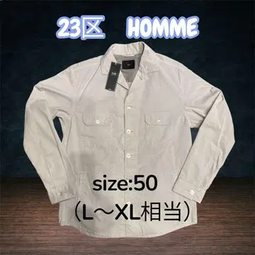 [ 택 포함 ] 23구 HOMME 캐주얼 긴팔 셔츠 사이즈 50