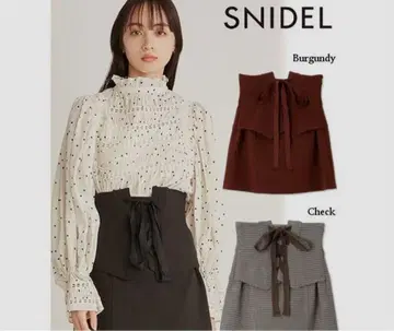 레이스업 스커트 숏 팬츠