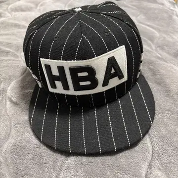 HBA 스트라이프 캡 블랙