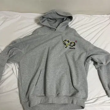 9090 그레이 후드티