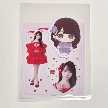 이코럽 오타니 에미리 스티커 봉제 인형 스티커 세트 토쿠베츄 시테