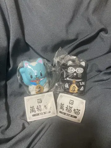 만복 고양이 마네키네코 피규어 세트