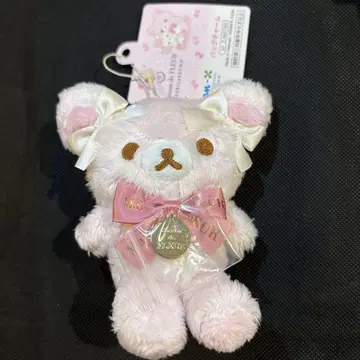 메종 드 플뢰르 코리락쿠마 콜라보 봉제 인형 참 핑크