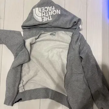 THE NORTH FACE 그레이 풀 지퍼 후디 L