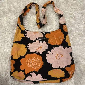 marimekko 플라워 프린트 숄더백