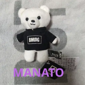 MANATO BMOG 로고 곰 봉제 인형