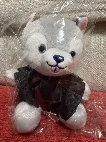 노킹 온 락드 도어 토리견 앉은 봉제 인형