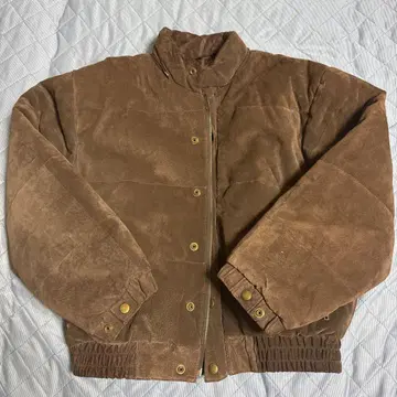 ROBES DE CONT 브라운 봄버 자켓 F 짧은 기장 아메카지