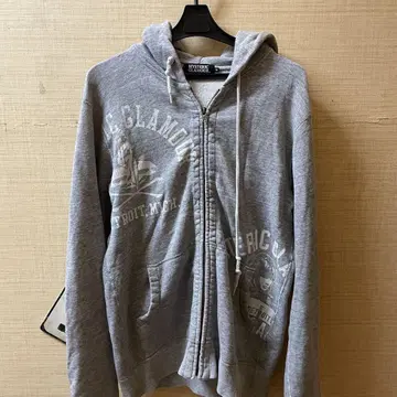 HYSTERIC GLAMOUR 그레이 후드티 M 사이즈