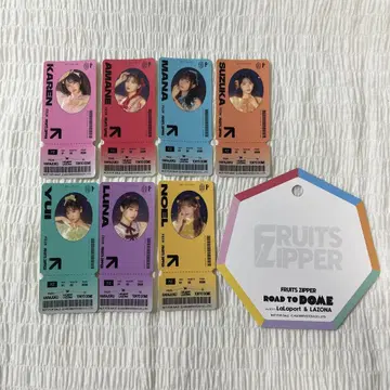 FRUITS ZIPPER 스티커 라라포트 컴플리트 전원 에마