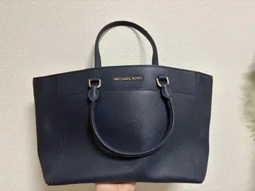 MICHAEL KORS 토트백 참 A4 수납 네이비 571T