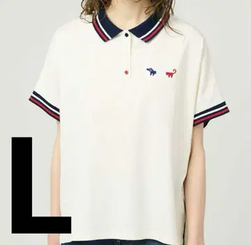 [ 새상품급 ] graniph 나스가스기루이누 돌먼 슬리브 피케 셔츠