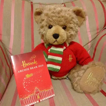 HARRODS BEAR 2010 해롯 베어 아치 2010년 카드 포함