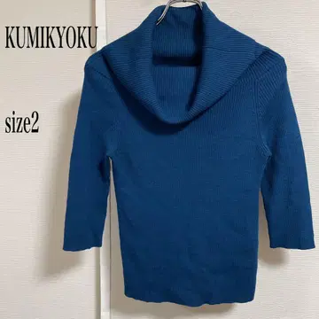 KUMIKYOKU 쿠미교쿠 파란색 스웨터 size 2