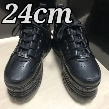 소량 있음 무료배송 24cm 슈퍼 통굽 스니커즈 노멀 블랙