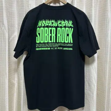 Novel Core 노벨코어 T셔츠 블랙 SOBER ROCK