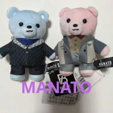 MANATO 곰 봉제 인형 2체 세트
