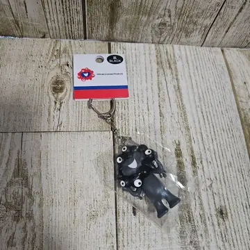 검정 미야쿠미야쿠 PVC 마스코트 키링 오사카 간사이 만박 한정품