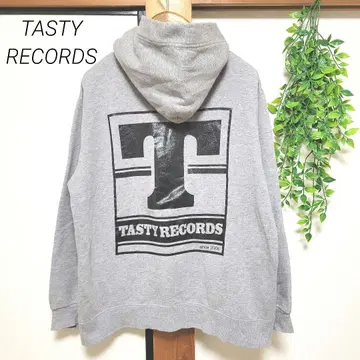 TASTY RECORDS 테이스티 레코드 후드티 그레이 M 사이즈