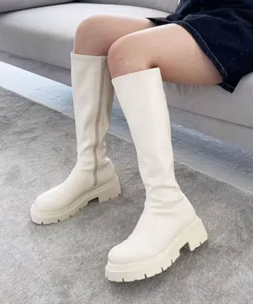 Heather 인힐 스트레치 롱 부츠 S 사이즈