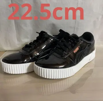 PUMA 스니커즈 여성용 22.5cm 블랙 에나멜