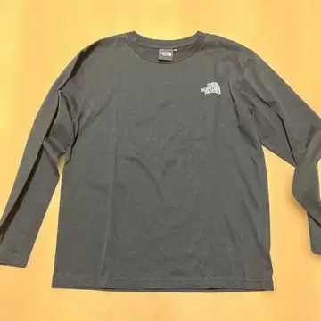 THE NORTH FACE 블랙 롱 슬리브 티셔츠