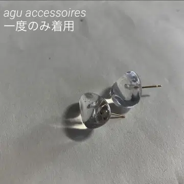 agu accessoires 크리스탈 귀걸이