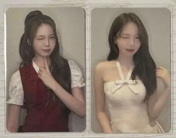 NiziU 홀츠 회장 한정판 포토 카드 아야카 2종 세트