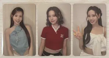 NiziU 홀츠 회장 한정판 포토 카드 마코 3종 세트
