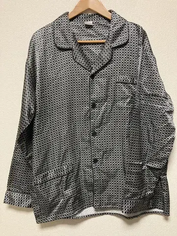 유로 구제 의류 ENRICO MORI 파자마 셔츠 새틴