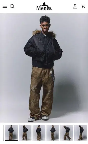 menes ANTIDOTE MA-1 Bomber Jacket M 사이즈
